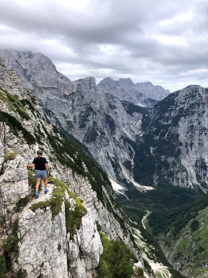 Im Aufstieg zum Triglav